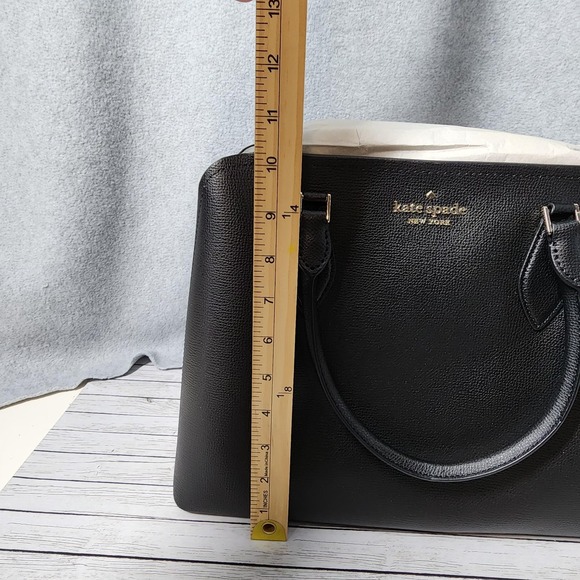Kate Spade Large Satchel Womens Black Darcy WKR00437 Handbag Tote Purse NWT - Picture 7 of 16